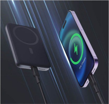 AUKEY PB-MS01 MagSafe PowerBank | 6700mAh | 20W | LED | USB-C