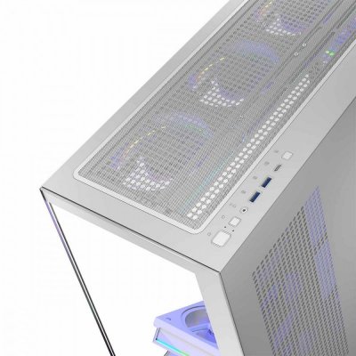 MODECOM Obudowa PC STELLAR 8F ARGB 20 Biała