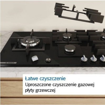 Bosch Płyta gazowa PCH6A5I90 Flame Select WOK