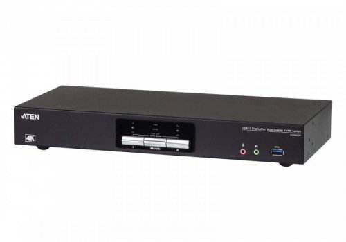 ATEN Przełącznik 2-portowy KVMP USB 3.0 DisplayPort 4K Dual Display