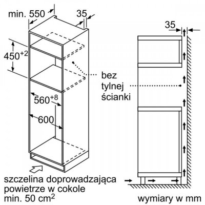 Bosch Kuchnia mikrofalowa termoobieg CMA585GB1