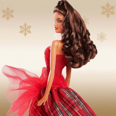 Mattel Lalka Barbie Holiday brunetka