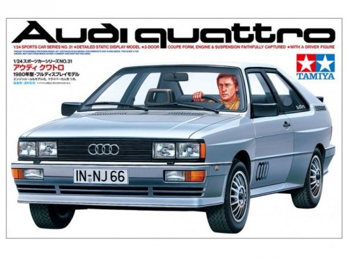 Tamiya Model plastikowy Audi Quattro 1/24