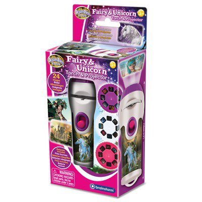 MG DYSTRYBUCJA Latarka i projektor Brainstorm - Wróżka i jednorożec