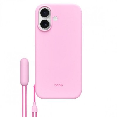 Apple Etui z podpórką Beats Kickstand zgodne z MagSafe i panelem Sterowanie aparatem do iPhonea 17 - opalowy różowy