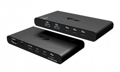 i-tec Stacja dokująca KVM Docking Station HDMI 2 Hosts Power Delivery 2x 100W