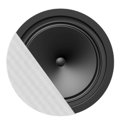  Głośnik głośniki AUDAC CENA 812/B Spring Fit™ 8" ceiling speaker Black version - 8Ω and 100V