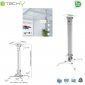 Ramię do projektora Techly 55-90 cm. 13,5kg, sufitowe, srebrne 