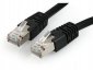 Gembird Patch cord ekranowany FTP kat.6 osłonka zalewana 0.5M czarny 