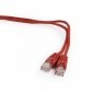 Gembird Patch cord kat.5e osłonka zalewana 0.25M czerwony 