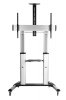 Techly Stojak mobilny do dużych TV LCD/LED 60-100 cali 100kg VESA 2 półki 