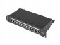 Lanberg Patch Panel 12 Port 1U 10 cali kat.5e ekranowany czarny 