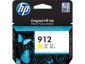 HP Inc. Tusz 912 Yellow Ink 3YL79AE 