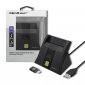 Qoltec Inteligentny czytnik chipowych kart ID | USB 2.0 | Plug&play 