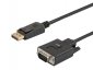 Savio Kabel DisplayPort (M) - VGA (M) 1,8m, CL-92 