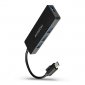 AXAGON Hub 4-portowy HUE-G1C, USB 3.2 Gen 1 SLIM kabel Type-C 14cm 