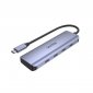 Unitek HUB USB-C 3.1; 4x USB-C; 5 Gbps; kabel 15cm; H1107K 