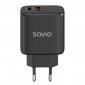 Savio Ładowarka sieciowa 30W Quick Charge, Power Delivery 3.0, LA-06/B 