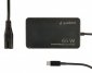 Gembird Ładowarka uniwersalna 65W USB-C FC czarna 