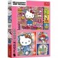 Trefl Puzzle 2x200 elementów Hello Kitty i przyjaciele 