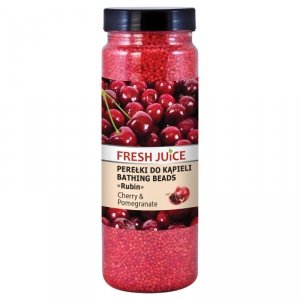 Fresh Juice - Bathing Beads perełki do kąpieli Cherry & Pomegranate 450g