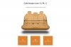 Kardiff mata Anti Slip L 137x167cm Granatowa