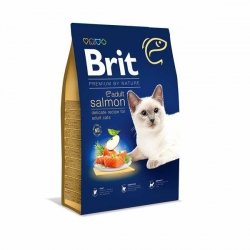 Brit Premium by Nature Adult Salmon 300g Sucha karma z Łososiem dla kotów
