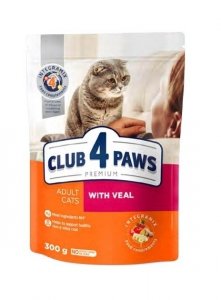 Club4Paws Cielęcina 300g sucha karma dla kota