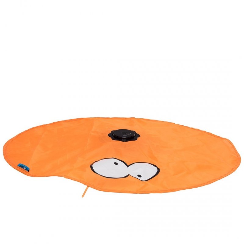 Coockoo Hide Pomarańczowa interaktywna zabawka dla kota 15x15x6cm