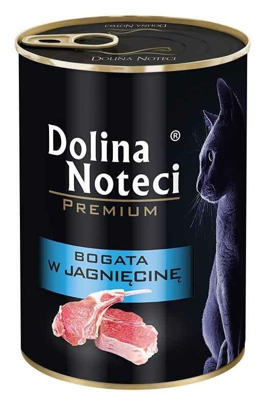 Dolina Noteci bogata w Jagnięcinę 400g puszka dla kota