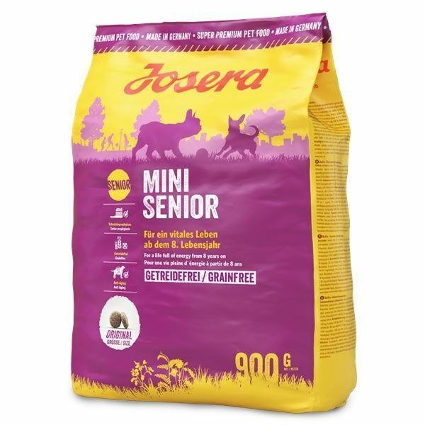 Josera Mini Senior 900g sucha karma dla starszych psów małych ras (dawniej MiniVita)