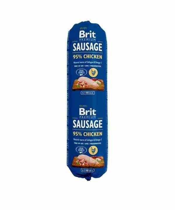 Brit Premium Sausage Chicken 800g Baton z Kurcakiem dla psów