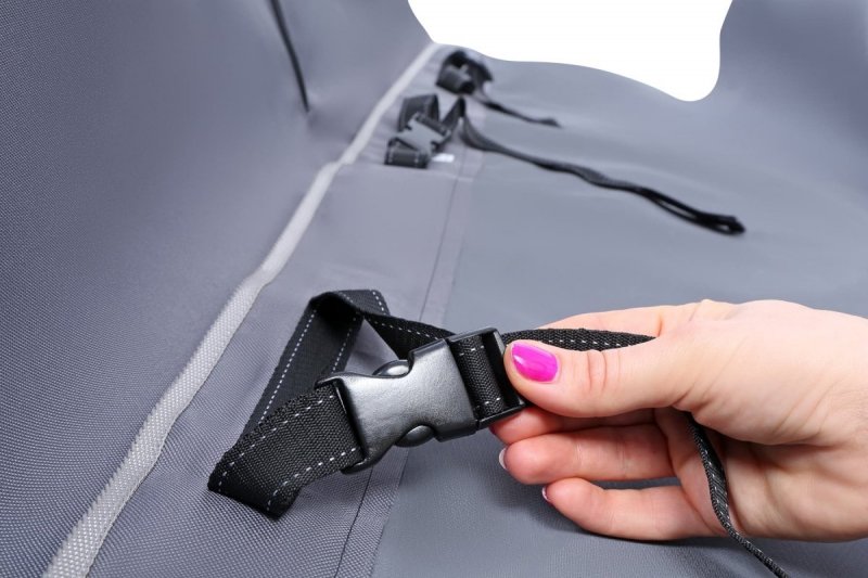 Kardiff mata Anti Slip M 133x157cm Popielata