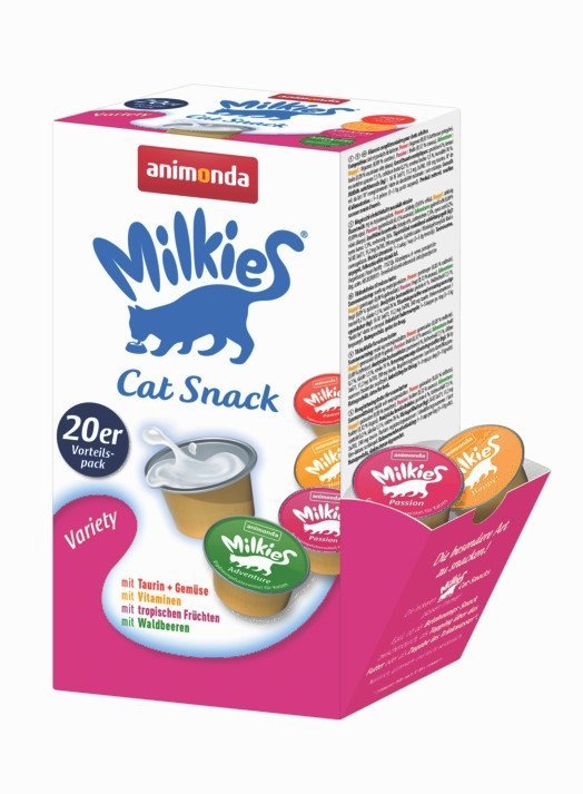 Animonda Milkies Variety 20x15g Mix mlecznych przysmaków dla Kota