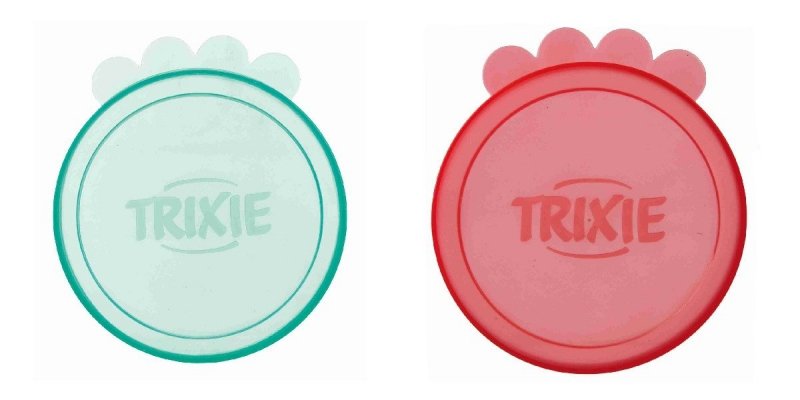 Trixie Pokrywki do puszek 10cm kolory 2szt.
