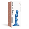 STRAP-ON ME Dildo/Korek - DILDO PLUG BALLS METALLIC BLUE - S