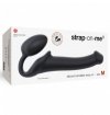 STRAP-ON ME  Silicone bendable strap-on Black M