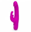 Wibrator- Happy Rabbit Slimline Realistic Rabbit Vibrator Purple