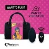 FeelzToys Wibrator do Majtek - Panty Vibe Op afstand bedienbare vibrator Zwart