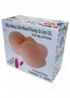 BossSeries Sztuczna Pupa z Wibracją-Vibrating Life-Sized Pussy & Ass XL