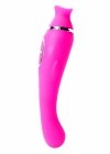 BossSeries Wibrator Ssący -HELEN Pink - 12- vibrating / 8 suction functions USB