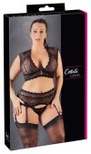 Cottelli Collection Drapieżna Bielizna - Lace Set black L