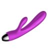 FOX Wibrator-Silicone Vibrator and Pulsator Purple USB 7+7 Function / Heating