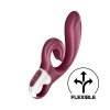 SATISFYER Wibrator Króliczek - Love me red