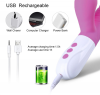 FOX Wibrator-Silicone Vibrator USB 7 Function, Purple