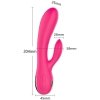 FOX SHOW Wibrator-Silicone Vibrator USB 7 Function + Booster / Heating