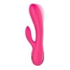 FOX SHOW Wibrator-Silicone Vibrator USB 7 Function + Booster / Heating