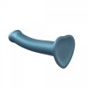 STRAP-ON ME Dildo Mono Density Metallic Shine Duck Blue M