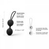 DORCEL Kulki Kegla DUAL BALLS NOIR