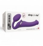 STRAP-ON ME Vibrating Strap-on Purple M
